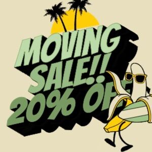 Moving Sale 20% off everything